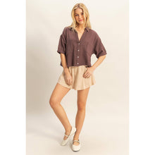 Load image into Gallery viewer, Mocha Linen Shorts