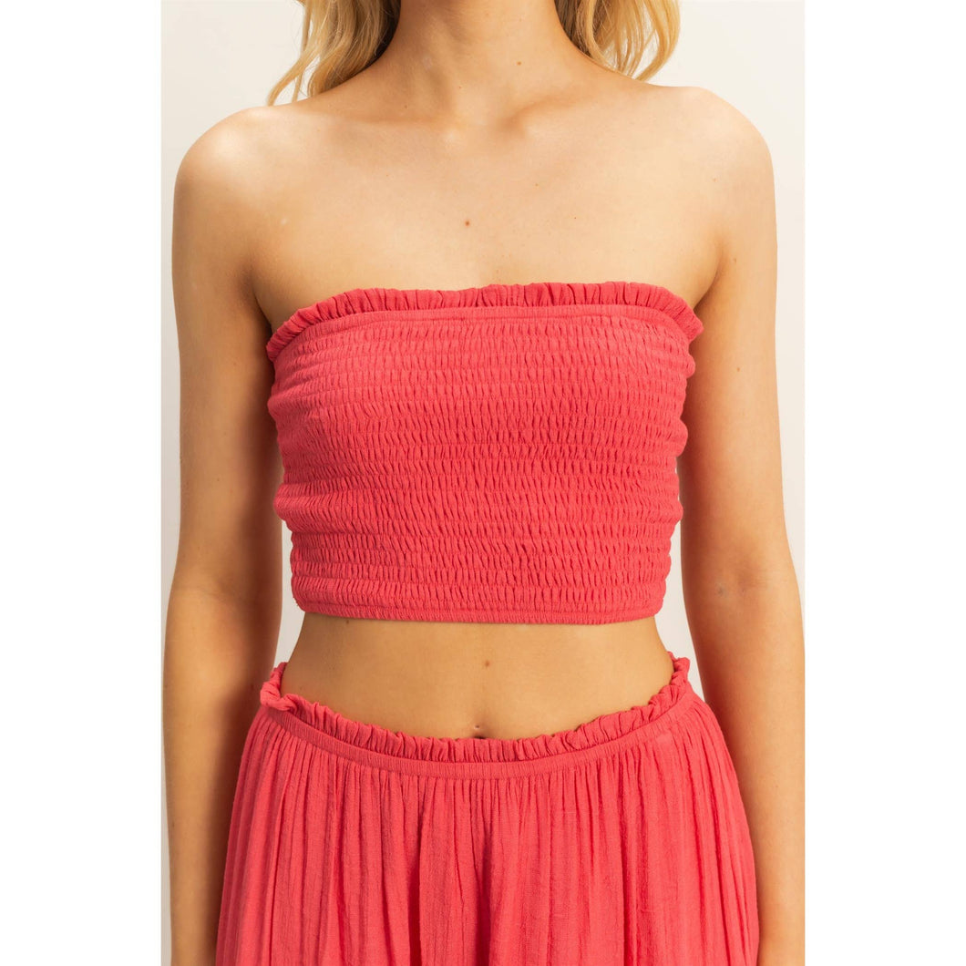 Cruel Summer Strapless Top